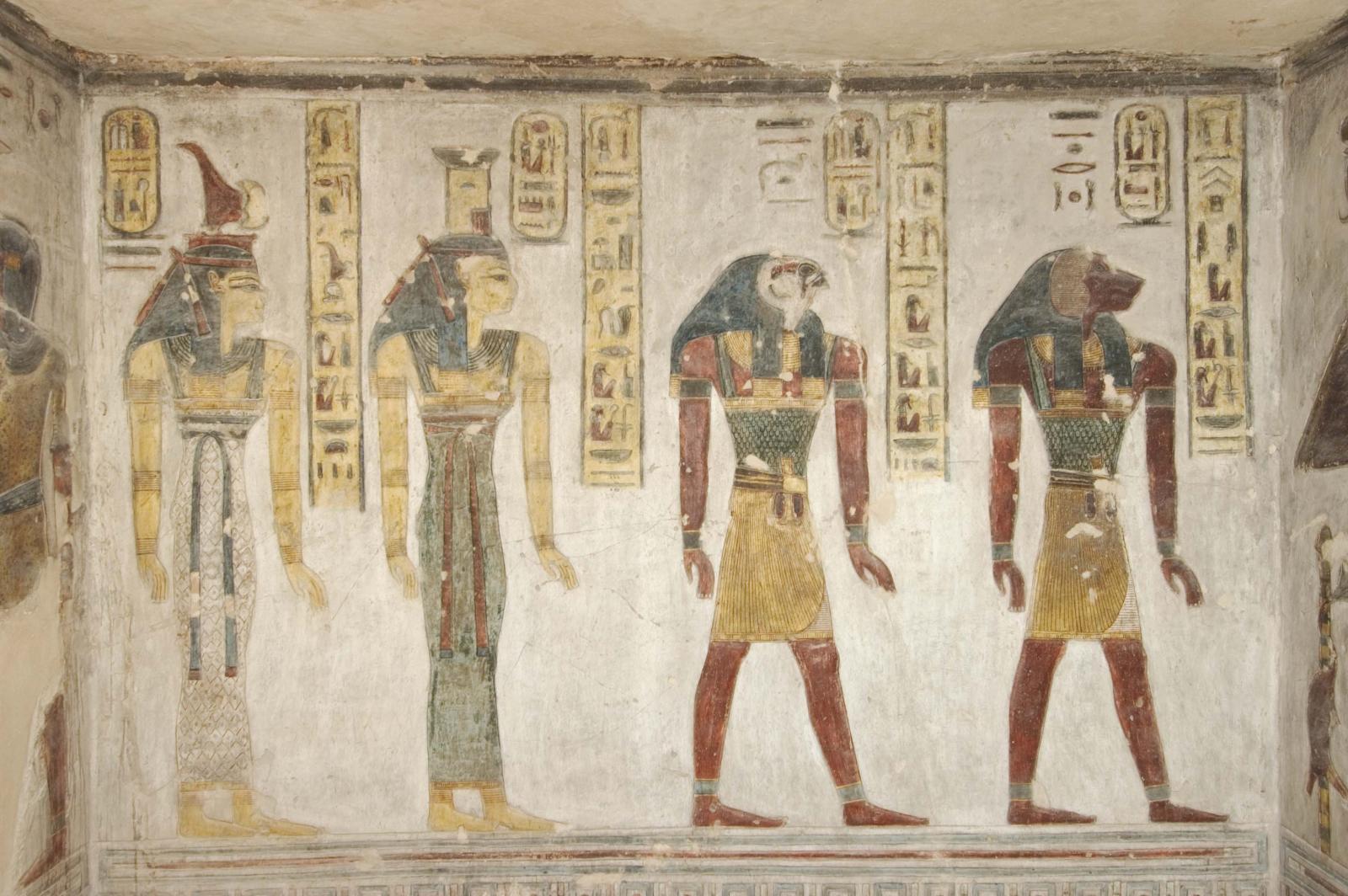 KV 11: Well Chamber E: right wall