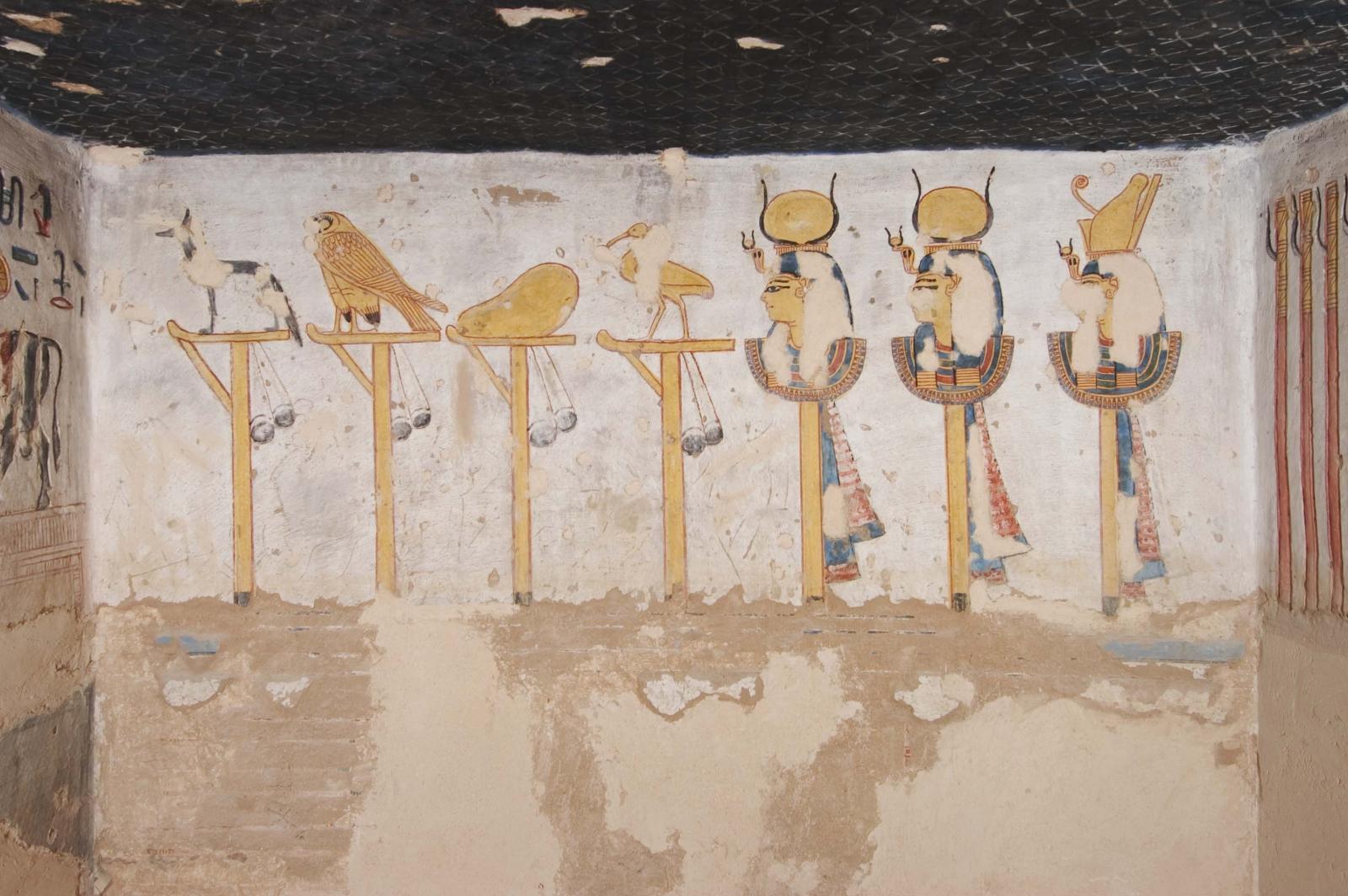 KV 11: Side Chamber Ch: left wall