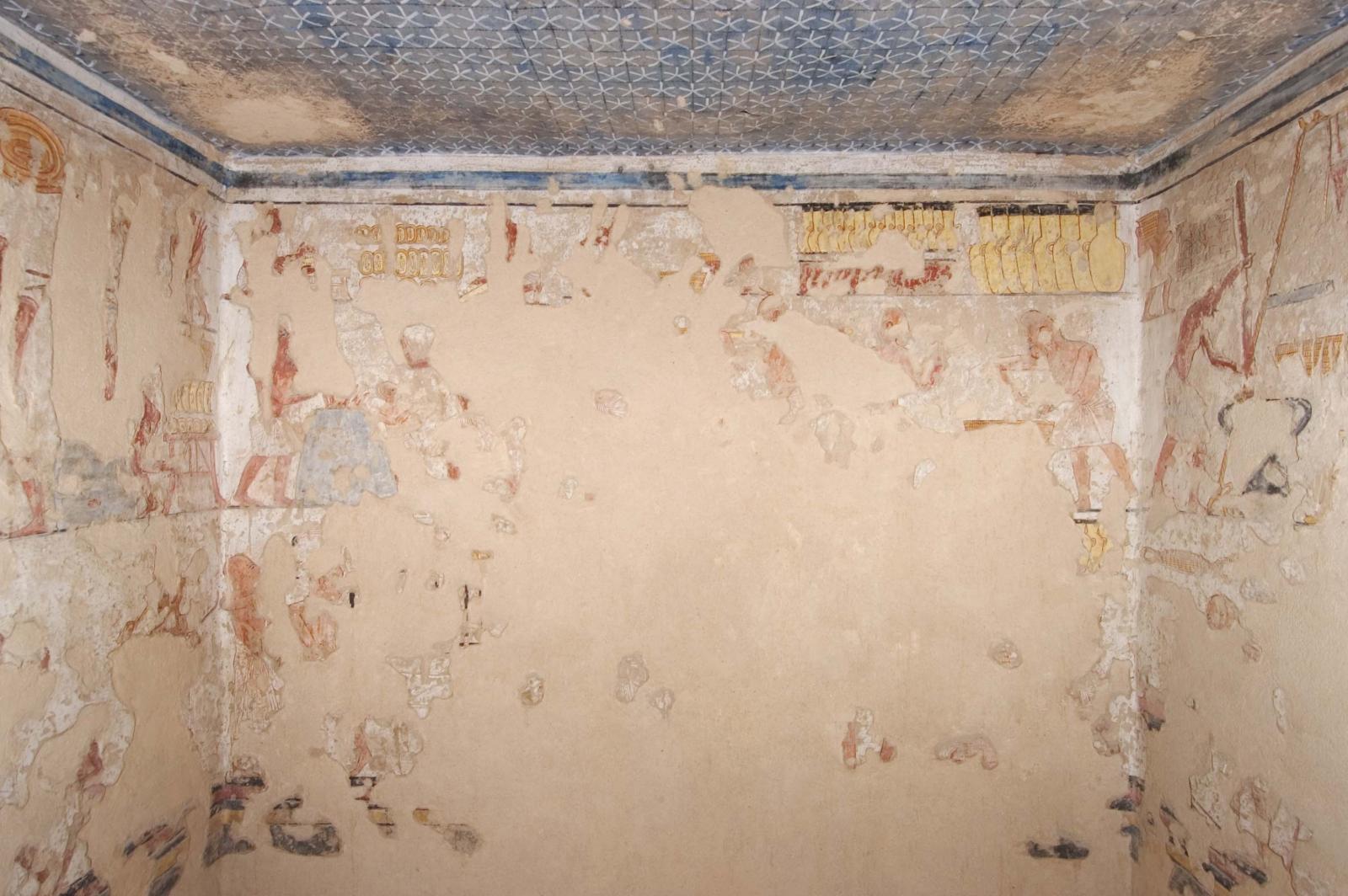 KV 11: Side Chamber Ba: rear wall