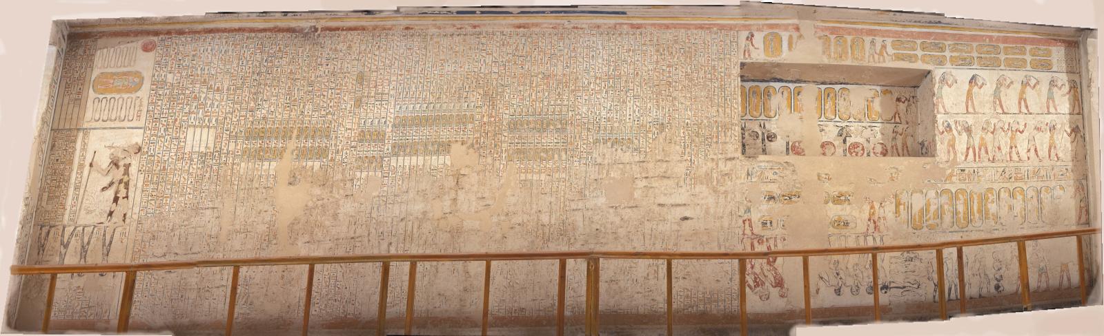 KV9, Corridor C, Right Wall