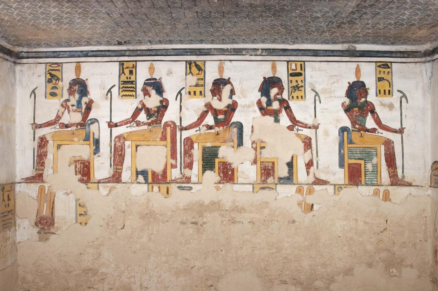 KV 11: Side Chamber Ca: front wall