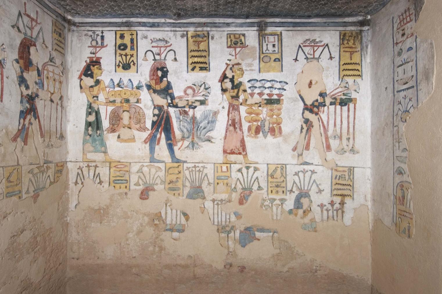 KV 11: Side Chamber Cb: right wall