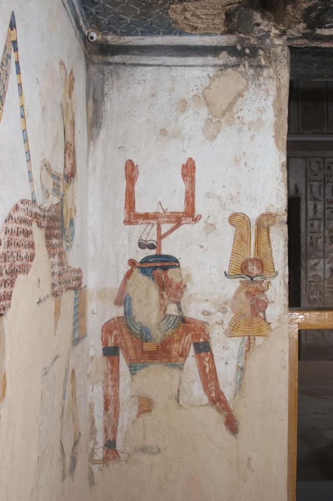 KV 11: Side Chamber Cc: front wall