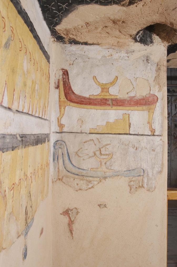 KV 11: Side Chamber Cg: front wall