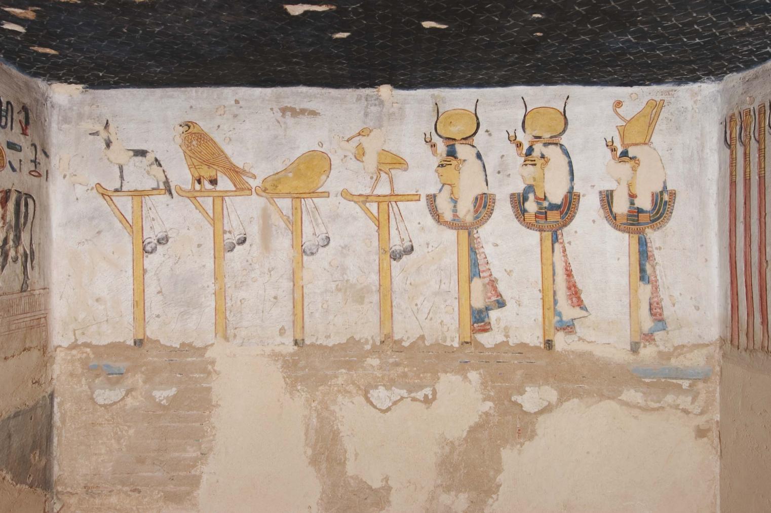 KV 11: Side Chamber Ch: left wall