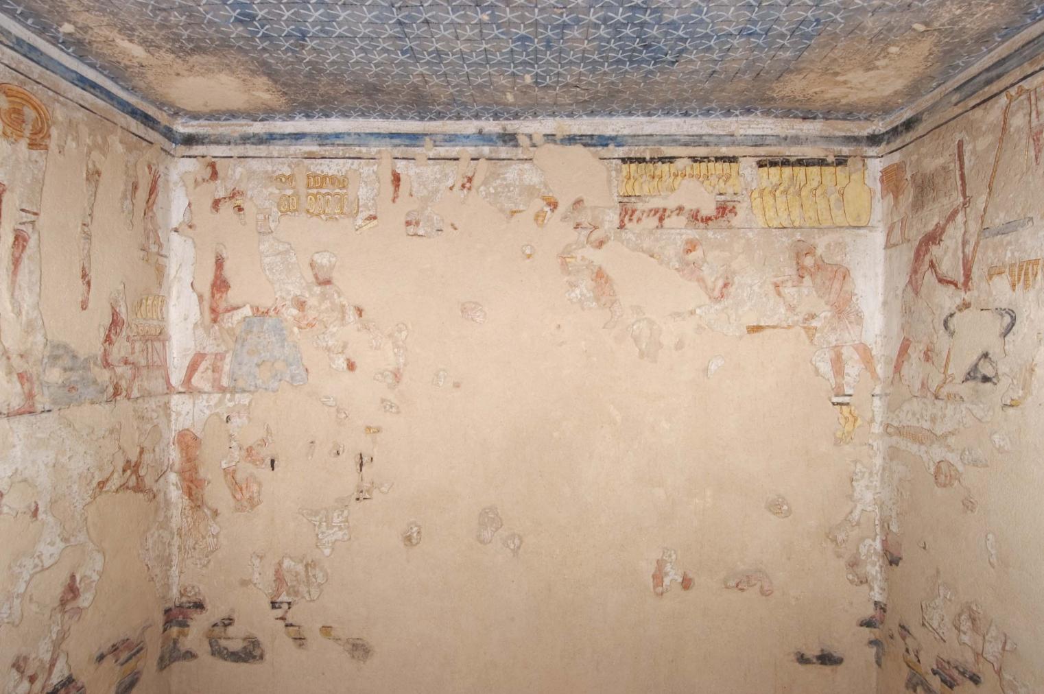 KV 11: Side Chamber Ba: rear wall