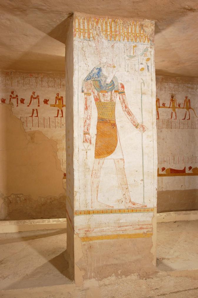 Pillar 4, left face.