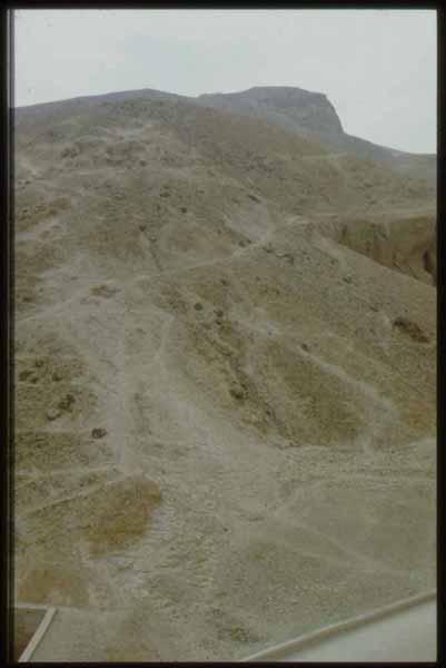 Panorama, view from hill above KV 9;looking toward hill above KV 11.