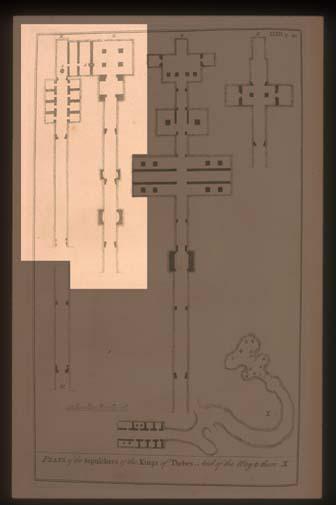 Tomb plans for KV 11 and KV 10 (original positions reversed).