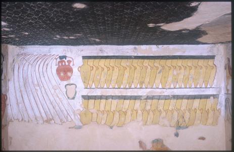 KV 11:  Side Chamber Cg:  right wall, upper section