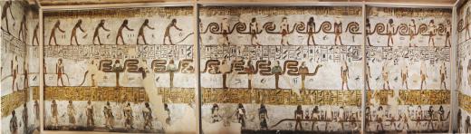 Pillared Hall F: left wall