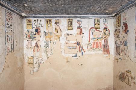 KV 11: Side Chamber Cb:  left wall