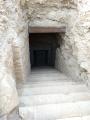 The steep entrance of KV 25. 